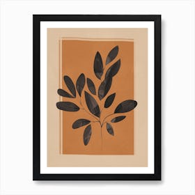 Abstract Art Minimal Plant Art Print