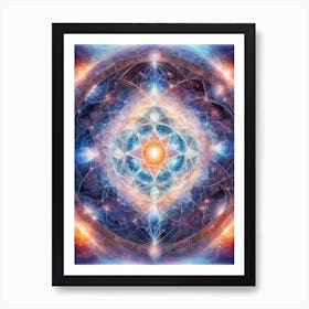 Crystal Healing Art Print