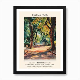 Belsize Park London Parks Garden 3 Art Print