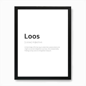 Loos Definition Meaning Póster