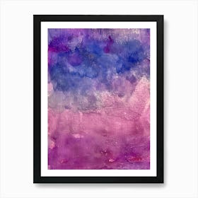 Abstract Watercolor Painting 76 Art Print