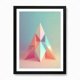 Geometric Triangle Art Print