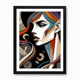 Girl In A Hat Art Print