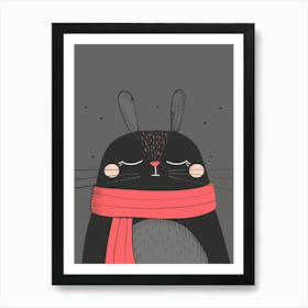 Cute Bunny Art Print