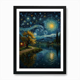 Starry Night 45 Art Print