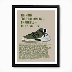 Hudd Bc Ice Cream Pharrell Running Dog Art Print