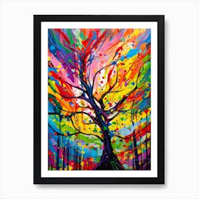 High Res Forest Expression Art Print