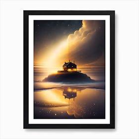 House On An Island Art Print