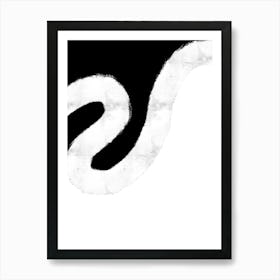 Minimal Black and White Abstract vol. 5 Art Print