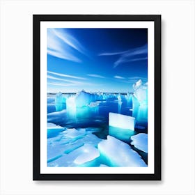 Sea Ice Water Waterscape Photography 2 Art Print