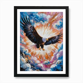 Eagle In Flight 1 Art Print