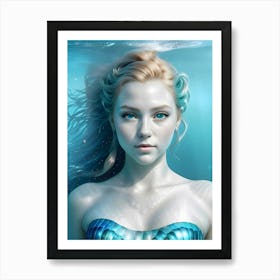 Mermaid-Reimagined 7 Art Print