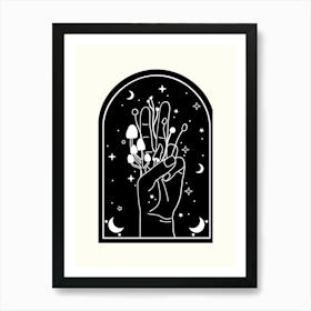 Tarot Card Illustration Hand Drawing Aesthetic Illustration Art Print