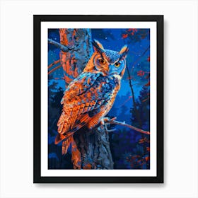 Great Horned Owl 1 Art Print