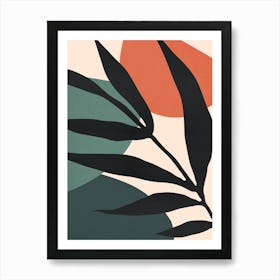 Botanical and tropical floral E Art Print