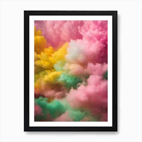 Pastel Clouds, Pastel Sky Art Print