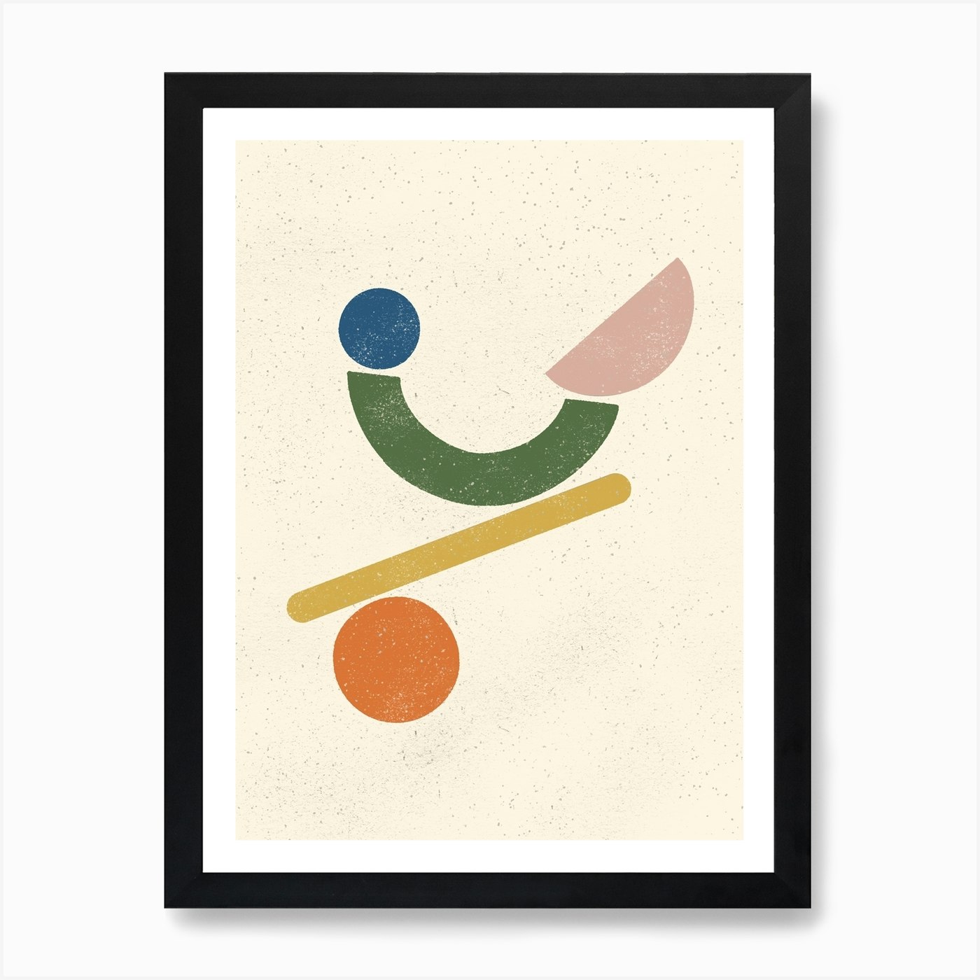 Balance Shapes Art Print by Pauline Stanley - Fy