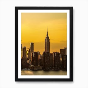 Sunset In New York City Affiche