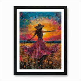 Dancer In The Meadow Art Print