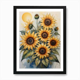 Sunflowers Art Print