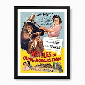 The Kettles From Old Mac Donald's Farm Art Print