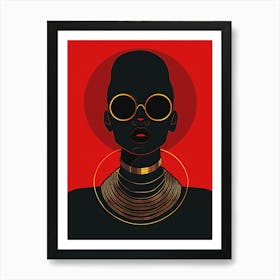 African Woman 72 Art Print