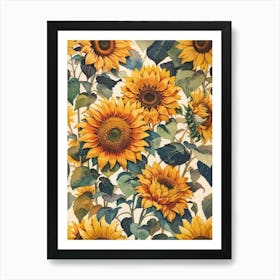 Sunflowers Print  Art Print