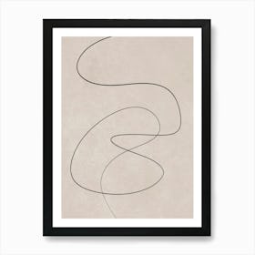 Line In The Sand Art Print