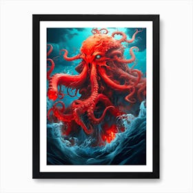 Octopus 4 Art Print