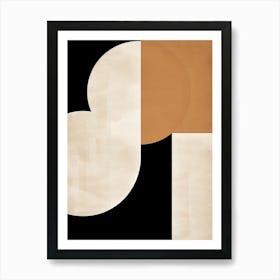 Ivory Elegance Of Bauhaus Art Print