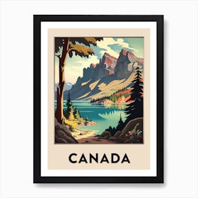 Canada 2 Vintage Travel Poster Art Print