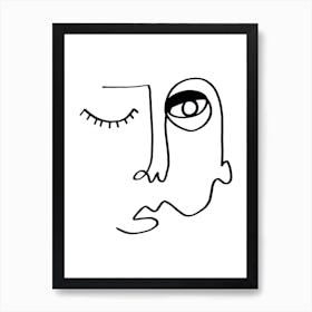 Adunbi Line Art Print