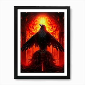 Raven 1 Art Print