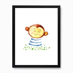 Little Monkey Art Print