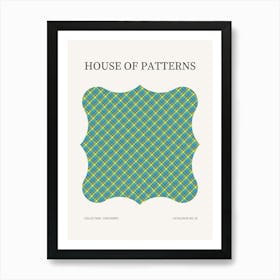 Checkered Pattern Poster 34 Art Print