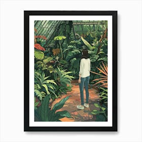 In The Garden Denver Botanical Gardens 3 Art Print