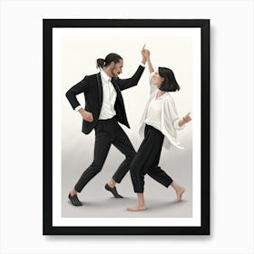 Dancers 1 Art Print