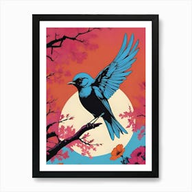 Blue Bird 1 Art Print