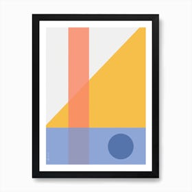 Geo Comp 01 Art Print