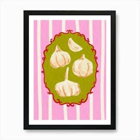 Garlic Cloves Art Print