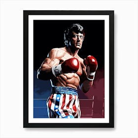 rocky boxing movie 2 Art Print