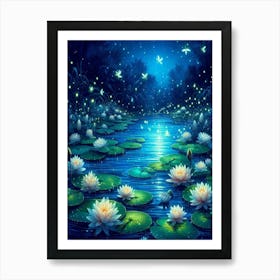 Water Lilies 4 Art Print