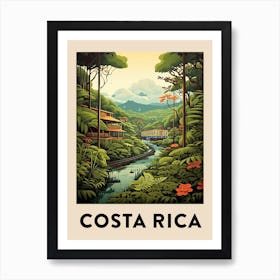 Vintage Travel Poster Costa Rica 2 Art Print