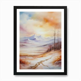 Landscape Painting 5 Art Print