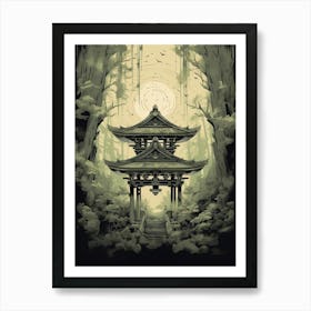 Shinto Shrines Japanese Style 8 Art Print