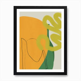 Boho Minimal  Sunny 10 Art Print