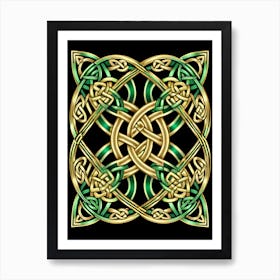 Abstract Celtic Knot Art Print