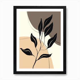 Abstract Leaf 4 Art Print