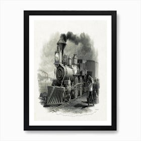 Steam Locomotive Art Print