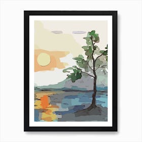 Landscape Painting 9 Art Print